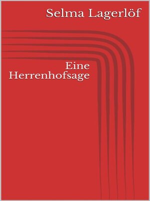 cover image of Eine Herrenhofsage